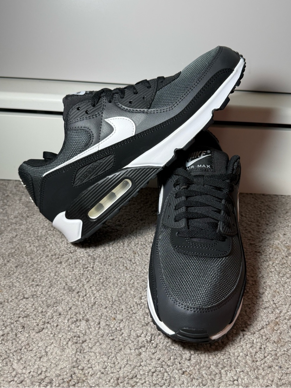 Nike Air Max Sneakers - Black, Gray, White